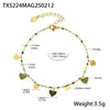 Wholesale Fashion Jewelry Set Ferris Wheel Fantasy Zircon Minimalist Electroplated Titanium Steel Women's Earrings Necklaces And Hand Accessories