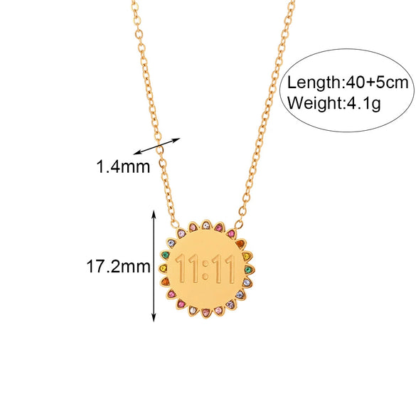 Wholesale Fashion Jewelry Stainless Steel Gold Plated Earrings Necklace And Joker Ring With Heart Water Drop Bell Patterns