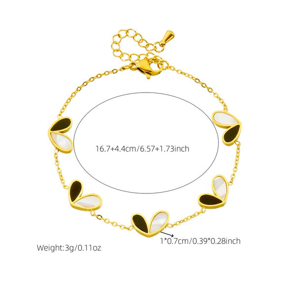 Wholesale Fashion Jewelry Stainless Steel Heart Pendant Earrings Necklaces And Bracelets Set With Love Water Drops Bells Pattern Electroplated