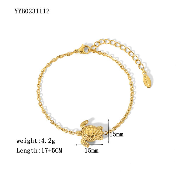 Wholesale Fashion Ladies Unisex Titanium Steel Bracelet With Geometric Design And Vacuum Real Gold Electroplating In Pvd Furnace