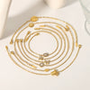 Wholesale Fashion Ladies Unisex Titanium Steel Bracelet With Geometric Design And Vacuum Real Gold Electroplating In Pvd Furnace