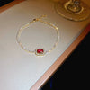 Wholesale Fashion Light Luxury Copper Electroplating Heart Pattern Zircon Flower Love Adjustable Women's Bracelet