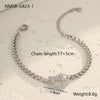 Wholesale Fashion Light Luxury Geometric Stainless Steel Electroplated Bracelet For Women