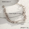 Wholesale Fashion Light Luxury Geometric Stainless Steel Electroplated Bracelet For Women