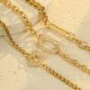 Wholesale Fashion Light Luxury Geometric Stainless Steel Electroplated Bracelet For Women