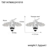 Wholesale Fashion Light Luxury Oil Dropping Zircon Hard Working Bee Double Layer Jewelry Set In Titanium Steel With Electroplating For Women