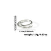 Wholesale Fashion Light Luxury Snake Titanium Steel Ring For Women With 18K Stainless Steel Plated Electroplating