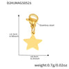 Wholesale Fashion Love Bow Geometric Stainless Steel Multi Accessory Bracelet And Anklet With Electroplating For Women
