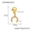 Wholesale Fashion Love Bow Geometric Stainless Steel Multi Accessory Bracelet And Anklet With Electroplating For Women