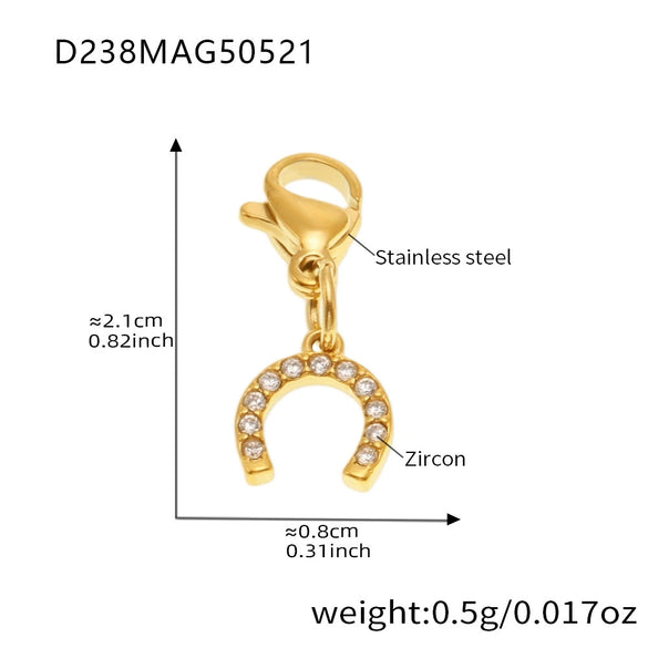 Wholesale Fashion Love Bow Geometric Stainless Steel Multi Accessory Bracelet And Anklet With Electroplating For Women