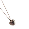 Wholesale Fashion Love Oil Dripping Opening And Closing Clavicle Necklace Copper Enamel Geometric Pendant O Word Chain Electroplated For Women