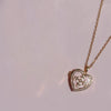 Wholesale Fashion Love Oil Dripping Opening And Closing Clavicle Necklace Copper Enamel Geometric Pendant O Word Chain Electroplated For Women