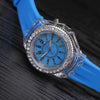 Wholesale Fashion Luminous Quartz Sports Watch Plastic Case Silicone Strap Stainless Steel Buckle Round Dial