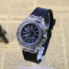 Wholesale Fashion Luminous Quartz Sports Watch Plastic Case Silicone Strap Stainless Steel Buckle Round Dial