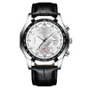Wholesale Fashion Men's Nonmechanical Watch With Round Dial Alloy Case Imitation Leather Strap And Stainless Steel Buckle