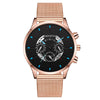 Wholesale Fashion Men's Quartz Watch With Alloy And Stainless Steel Material Round Dial Milan Belt Mesh Belt Pin Buckle
