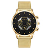Wholesale Fashion Men's Quartz Watch With Alloy And Stainless Steel Material Round Dial Milan Belt Mesh Belt Pin Buckle