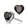 Wholesale Fashion Mini Heartshaped Copper Zircon Earrings For Women