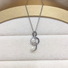 Wholesale Fashion Minimalist Copper And Natural Freshwater Pearl Necklace With Flat Round And Bun Round Pearls