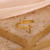 Wholesale Fashion Minimalist Geometric Light Luxury Style Fruitshaped Inlaid With Gold Stainless Steel Adjustable Open Ring Jewelry For Men And Women