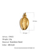 Wholesale Fashion Minimalist Marine Life Starfish And Conch Stainless Steel 18K Gold Vacuum Plated Jewelry Accessories