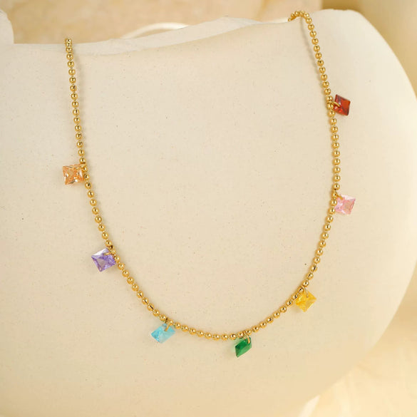 Wholesale Fashion Multi Layer Diamond Pearl Stainless Steel Geometric Anklet Foot Jewelry Unisex