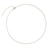 Wholesale Fashion Natural Freshwater Pearl Necklace Copper 14K Gold Plated Handmade For Women