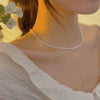 Wholesale Fashion Natural Freshwater Pearl Necklace Copper 14K Gold Plated Handmade For Women