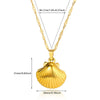 Wholesale Fashion Necklace Stainless Steel 18K Gold Electroplated Heartshaped Butterfly Pendant
