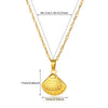 Wholesale Fashion Necklace Stainless Steel 18K Gold Electroplated Heartshaped Butterfly Pendant