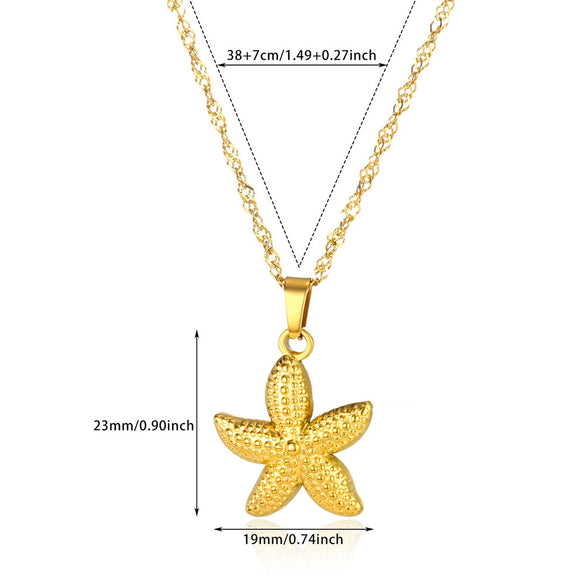Wholesale Fashion Necklace Stainless Steel 18K Gold Electroplated Heartshaped Butterfly Pendant