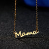 Wholesale Fashion Necklace Stainless Steel Love Letter Pendant With Electroplating And Geometric Pattern