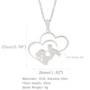 Wholesale Fashion Necklace Stainless Steel Love Letter Pendant With Electroplating And Geometric Pattern