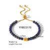 Wholesale Fashion New Natural Stone Handmade Unisex Bracelet With Tourmaline And Lapis Lazulio