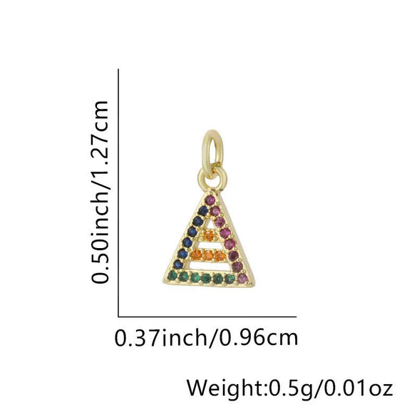 Wholesale Fashion Niche Design Copper Necklace With Cross Tripod Rhombus Geometric Pendant And Electroplating