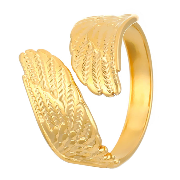 Wholesale Fashion Niche Geometric Stainless Steel Open Ring