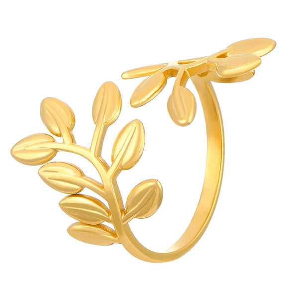 Wholesale Fashion Niche Geometric Stainless Steel Open Ring