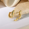 Wholesale Fashion Ol Geometric Cshaped And Heartshaped Earrings For Women Copper Alloy Inlaid With Artificial Gemstones And Semiprecious Stones Electroplated