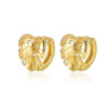 Wholesale Fashion Ol Geometric Cshaped And Heartshaped Earrings For Women Copper Alloy Inlaid With Artificial Gemstones And Semiprecious Stones Electroplated