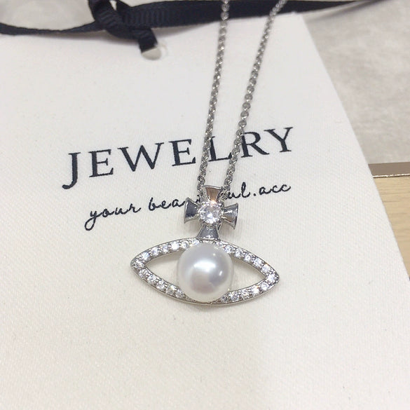 Wholesale Fashion Ol Minimalist Freshwater Pearl Necklace With Copper Accessories And Flat Round Or Bun Round Pearls