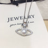 Wholesale Fashion Ol Minimalist Freshwater Pearl Necklace With Copper Accessories And Flat Round Or Bun Round Pearls