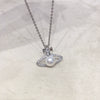 Wholesale Fashion Ol Minimalist Freshwater Pearl Necklace With Copper Accessories And Flat Round Or Bun Round Pearls