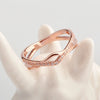 Wholesale Fashion Ol Ring With Letters Numbers Text Pattern Titanium Steel And Electroplating Treatment