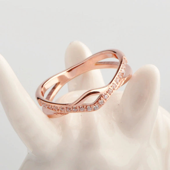 Wholesale Fashion Ol Ring With Letters Numbers Text Pattern Titanium Steel And Electroplating Treatment