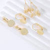 Wholesale Fashion Ol Style Copper Ear Buckle Accessories Electroplated Diy Handmade Earring Material