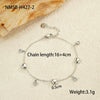 Wholesale Fashion Ol Style Stainless Steel Love Zircon Geometric Pattern Electroplated Bracelet For Women