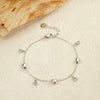 Wholesale Fashion Ol Style Stainless Steel Love Zircon Geometric Pattern Electroplated Bracelet For Women