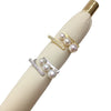 Wholesale Fashion Open Multibead Highgloss Natural Freshwater Pearl Ring Copper 18K Goldfilled