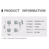 Wholesale Fashion Personality Double Wear Moissanite Earrings In S925 Sterling Silver With Geometric Style And Electroplating Treatment For Women