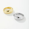 Wholesale Fashion Retro Classic Joker Design Copper Ring With Geometric Pattern And Electroplating Treatment For Women
